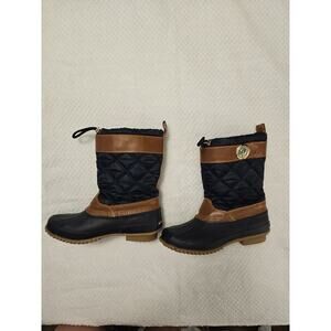 TOMMY HILFIGER WOMEN'S QUILTED INSULATED WATERPROOF ARCADIA WINTER BOOTS SIZE 7‎